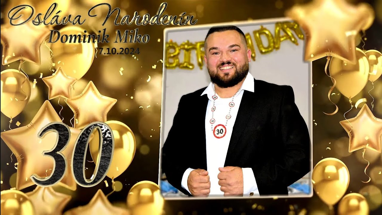 📽📸 *Osláva Narodenín* Dominik Miko 📽📸