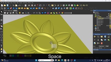 Artcam Flower: Creating Intricate Lily Relief for CNC Router | Digital Effect