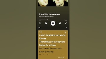 Thumbnail of That's Why You Go Away - Michael Learns to Rock