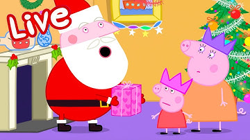 🔴 Peppa Pig CHRISTMAS 2025 LIVE! 🎄 Winter Fun! Full Episodes ❄️ Kids Cartoons 🔴