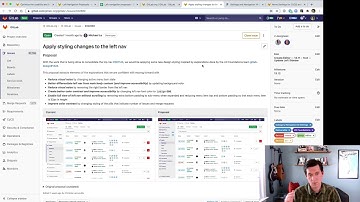 Left navigation improvements scheduled for 14.0