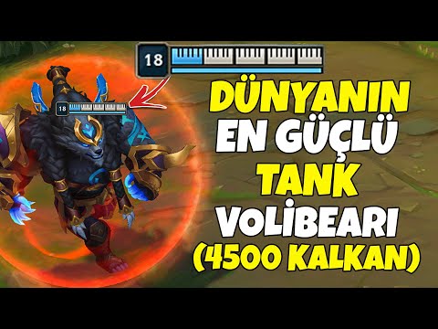 Hayatımda Daha Tank Bir Volibear Oynamadım! Asla ÖLMÜYOR! (Tek Seferde 4500 Kalkan) | Valiant