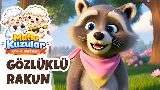 Gözlüklü Rakun 🦝 | Maskeli Kahraman Ormanda | Bebek Şarkıları | Mutlu Kuzular 🐑