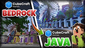 Minecraft Bedrock Noob Tries RTX SHADERS & MODS on JAVA (CubeCraft)