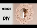 Macrame Mirror DIY | Handmade Boho Home Decor #MacrameMirror #DIYHomeDecor #BohoStyle