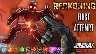 RECKONING - FIRST ATTEMPT *LIVE* GAMEPLAY! (Black Ops 6 Zombies Season 5)
