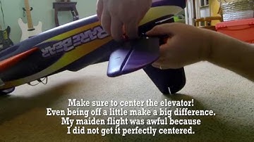 E-Flite Rare Bear 100+ MPH RC Airplane - Assembly, Tips, and Close Ups