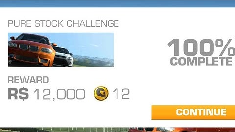Real Racing 3 Old Version 4.1.6 - PURE STOCK CHALLENGE 100% COMPLETE