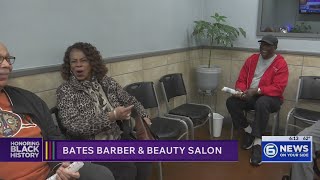 Inside Bates Barber and Beauty Salon in Knoxville