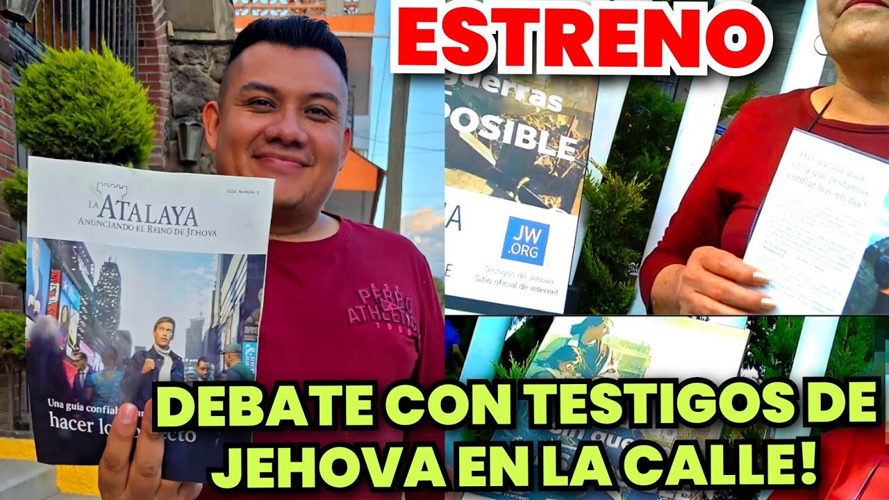 🚨PLEITAZO! Debate con Testigos de Jehova! 💣😱LOS AGARRE EN LA CALLE ! 
