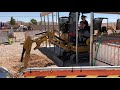 Baby Sky operating a Real Excavator :) Kids Digs Las Vegas Construction Site