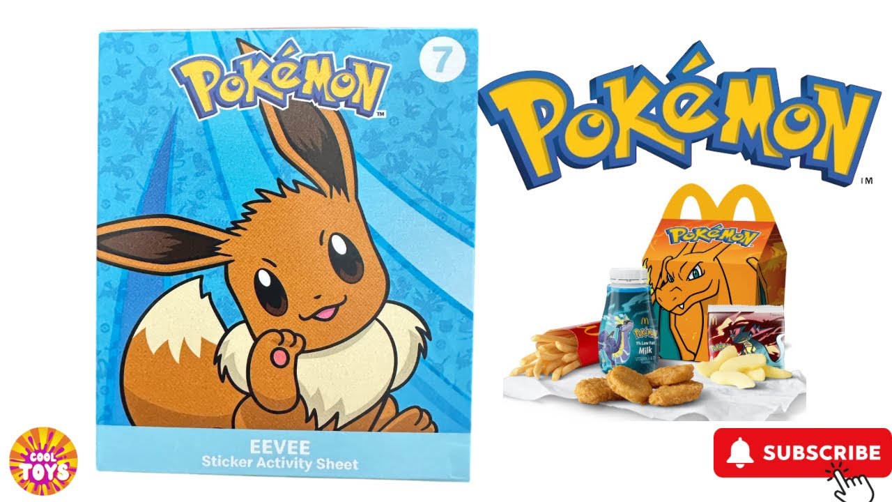 Happy Meal from McDonals 2025 POKEMON - EEVEE Unboxing