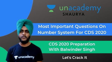 Most Important Questions On Number System For CDS 2020 | CDS 2 2020 | CDS 2020 Preparation