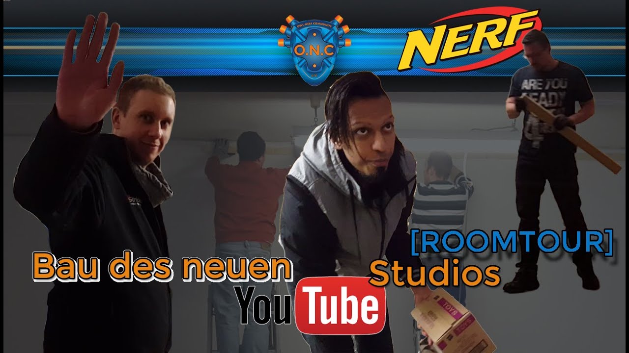 YouTube Studio & Mini Nerf Unboxing [ROOMTOUR] - YouTube