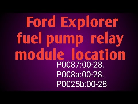 p025b:00-28 Fuel pump module A control circuit range Performance how to solve the problem  location