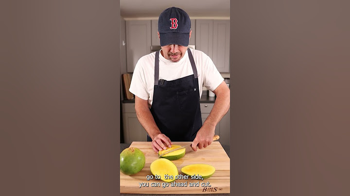 How To Cut A Mango