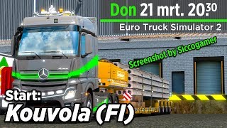 Euro Truck Simulator 2 MP We Starten in Kouvola (FI) EU3 Realistisch Rijden! screenshot 5