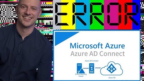 How To Fix Azure Ad Connect synchronization error