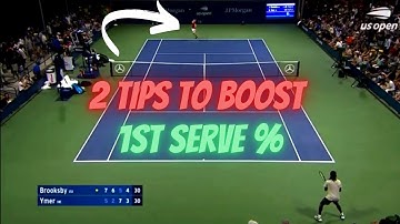 How To Improve Your First Serve Percentage In Tennis