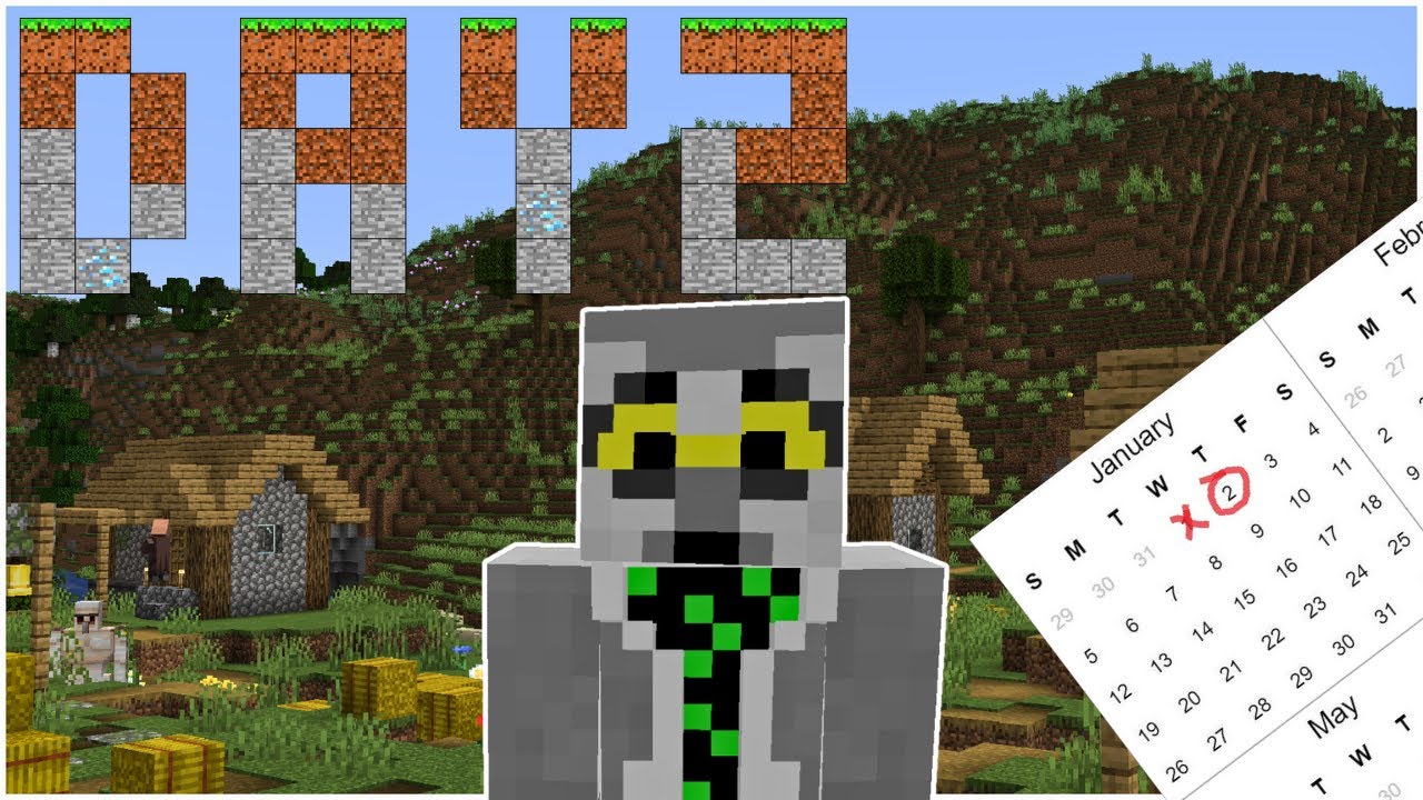 Day 2: Playing 1 Minecraft Day Every IRL Day Until I Hit 1,000 ...