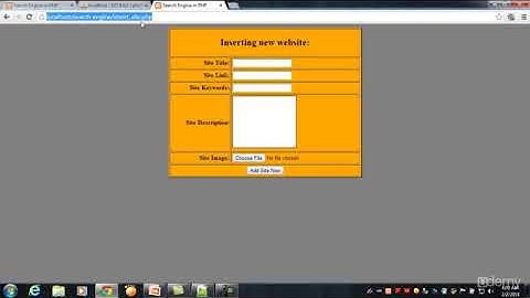5  Inserting website page details into the database Building a Search Engine in PHP & MySQL