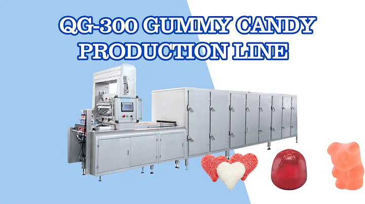 QG-300 Gummy Candy Production Line, Fully Vitamin  funcational Jelly candy making Machine line