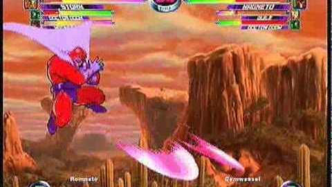 MvC2 Online (360): Brett (MSDoom) vs Gamweasel (Guile/Mag/Doom) 6 .:12.28.09:.