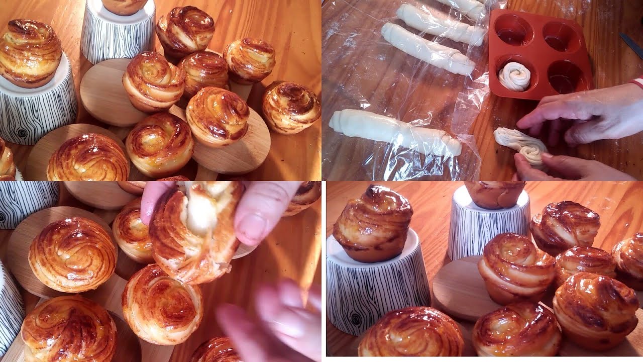 بريوش على شكل كاب كيك سهل التحضير واقتصادي