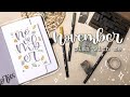 NOVEMBER PLAN WITH ME | November 2021 Bullet Journal Setup | November Bullet Journal PWM