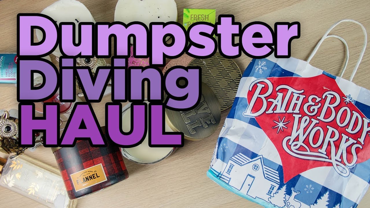 Dumpster Diving At Bath And Body Works Fall Candles And More YouTube