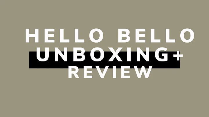 Hello Bello Review; Hello Bello Diaper Bundle// Eco-friendly Diaper Bundle Review