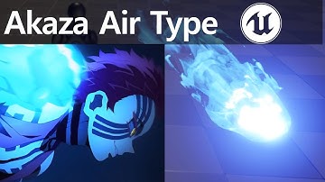 Demonslayer Akaza Airtype Skill VFX in Unreal Engine.
