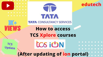 How to access TCS Xplore after TCS updating ION portal ? | Xplore login issues solved !!