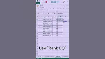 MS Excel 2010 Tutorial - Use a Formula to Rank Scores in Excel