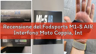Recensione Del Fodsports M1-S Air Interfono Moto Coppia, Interfono Casco Moto Per 6 Motociclisti, 5.