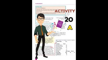 IGCSE O LEVEL ICT ACTIVITY 20A | Learn easily in seconds | @education | ICTEDU768 | Sir. Ishtiaq |