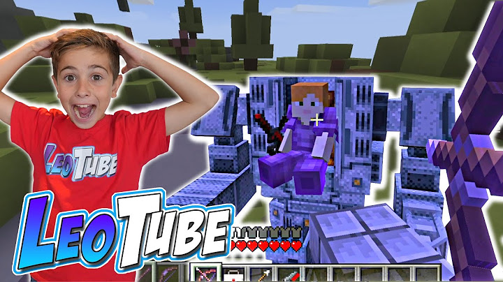 ROBOT GIGANTE Minecraft en LEoTube
