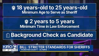 Bill proposes stricter standards for sheriffs