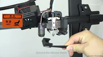 Service tutorial Ender - 3 V2 Neo needle cleaning and nozzle replacement