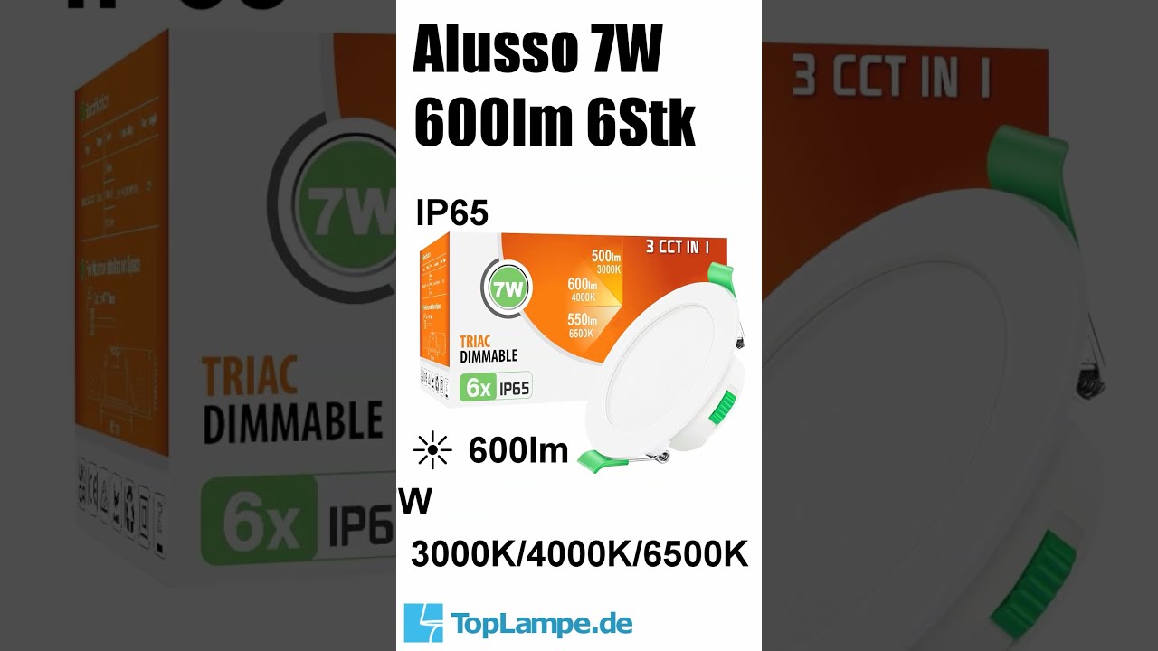 Alusso LED Einbaustrahler 230V 7W IP65