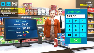 Manage Supermarket Simulator - Gameplay Walkthrough Part 2 - New Shop Lots of Buyers (iOS, Android)