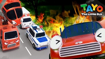 Tayo Rescue Team Song l Speed the racing car is in danger! l Brave Cars l Tayo the Little Bus