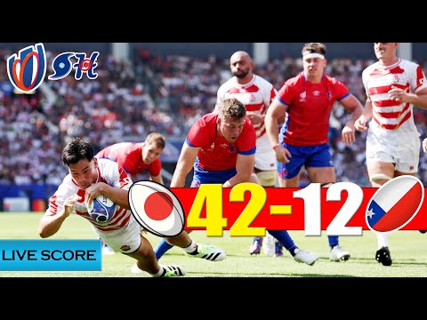 JAPAN vs CHILE Rugby Live Play by Play | 日本対チリラグビーライブ | Rugby World Cup 2023