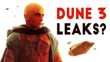 DUNE 3 News: Timothee Bald & Set Leaks?
