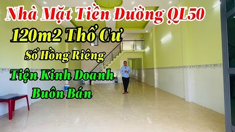 Đất Cần Giuộc : Chủ Ngộp Cực Ngộp Chia Sẻ Nhà Mặt Tiền QL50 Giá Siêu Tốt