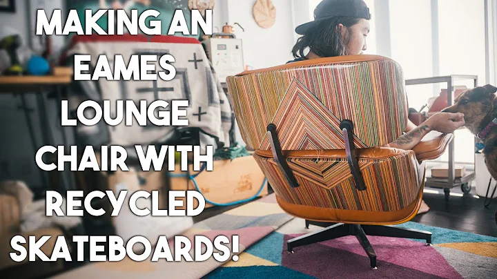 Making an Eames Lounge Chair with Recycled Skatebo...