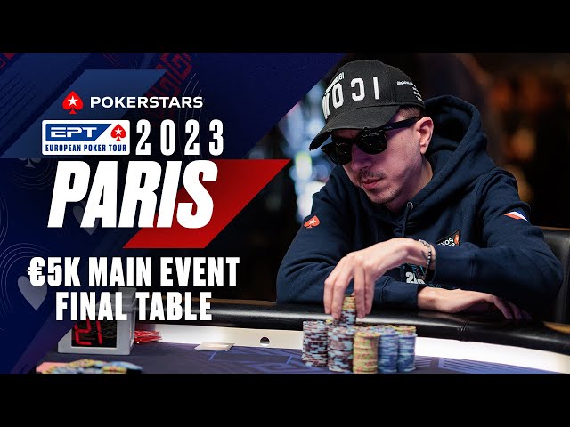 Final Table ♠️ €5K Main Event - PokerStars European Poker Tour - EPT Praga  2023 ♠️ 