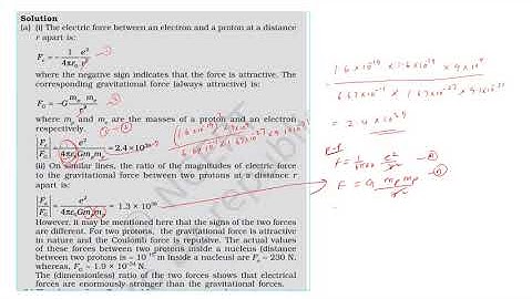 NCERT | CHAPTER - 1 | ELECTRIC CHARGES AND FIELDS | EXAMPLE - 1.4