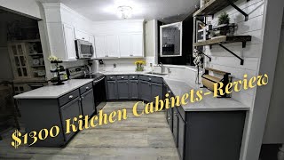 HOW HAVE OUR LOWES UNFINISHED STOCK CABINETS HELD UP AFTER THREE YEARS-REVIEW of our Kitchen remodel screenshot 5