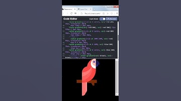 single div CSS - Parrot #shorts